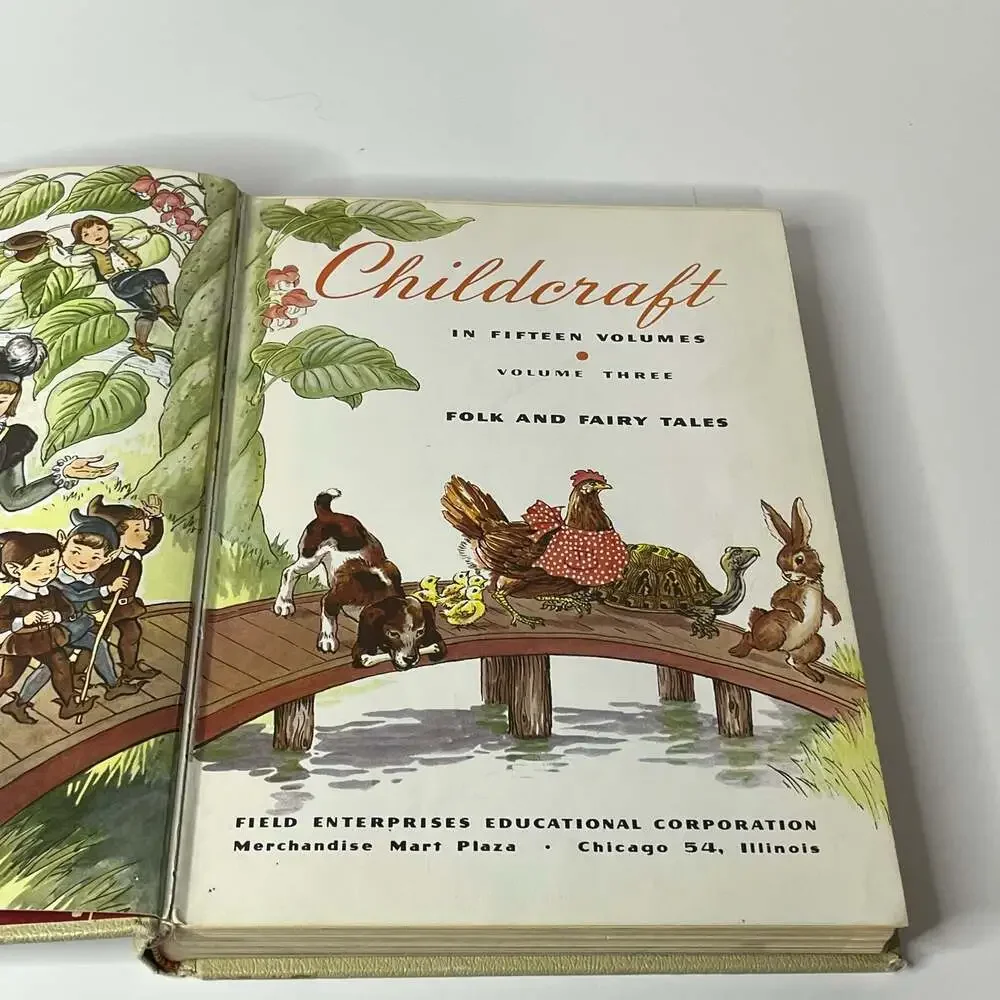 Childcraft In Fifteen Volumes: Volume 3 Folk and Fairy Tales (1954 Edition)
